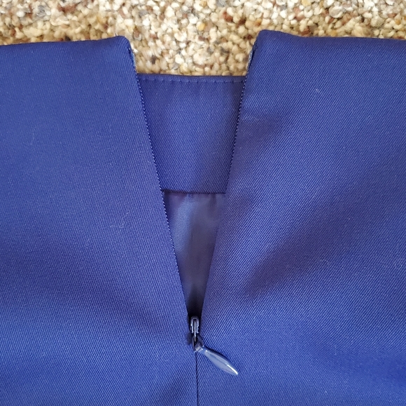 ❌️SOLD❌️ BRAND NEW Jones Wear Blue/Black Pencil Skirt-Size 6 - Picture 3 of 8